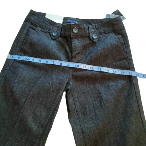 NWT Gap Fit Slung Fit Dark Denim Jeans Size 2R - Low Rise & Hip-Hugging Fit - Picture 5 of 6